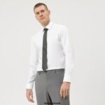 OLYMP dodatki 2DD6J2241 kravata slim 6,5 cm, olivna