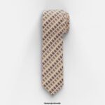 OLYMP dodatki 2DD6J2263 kravata tanka 6,5 ​​cm, taupe