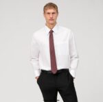 OLYMP dodatki 2DD6J2403 kravata navadna 7 cm, rdeča