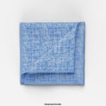 OLYMP dodatki 2DD6J2546 žepni kvadrat 30x30 cm, moder