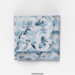 OLYMP dodatki 2DD6J2559 žepni kvadrat 30x30cm, modr