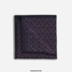 OLYMP dodatki 2DD6J2566 žepni kvadrat 33x33 cm, temno rdeč