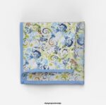 OLYMP dodatki 2DD6J2574 žepni kvadrat 30x30 cm, modr