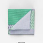 OLYMP dodatki 2DD6J2586 žepni kvadrat 30x30cm, limeta zelena
