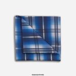 OLYMP dodatki 2DD6J2592 žepni kvadrat 28x28 cm , moder