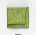 OLYMP dodatki 2DD6J2597 žepni kvadrat 30x30 cm, zelen