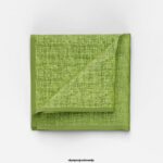 OLYMP dodatki 2DD6J2597 žepni kvadrat 30x30 cm, zelen