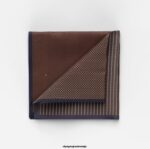 OLYMP dodatki 2DD6J2598 žepni kvadrat 33x33 cm, rjav