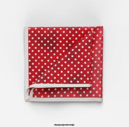 OLYMP dodatki 2DD6J2600 žepni kvadrat 30x30 cm, rdeč