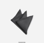 OLYMP dodatki 2DD6J2610 žepni kvadrat 33x33 cm, črn