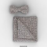 OLYMP dodatki 2DD6J2633 metuljček/žepni kvadratni komplet taupe