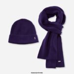 OLYMP dodatki 2DD6J2665 komplet kapa/šal viola