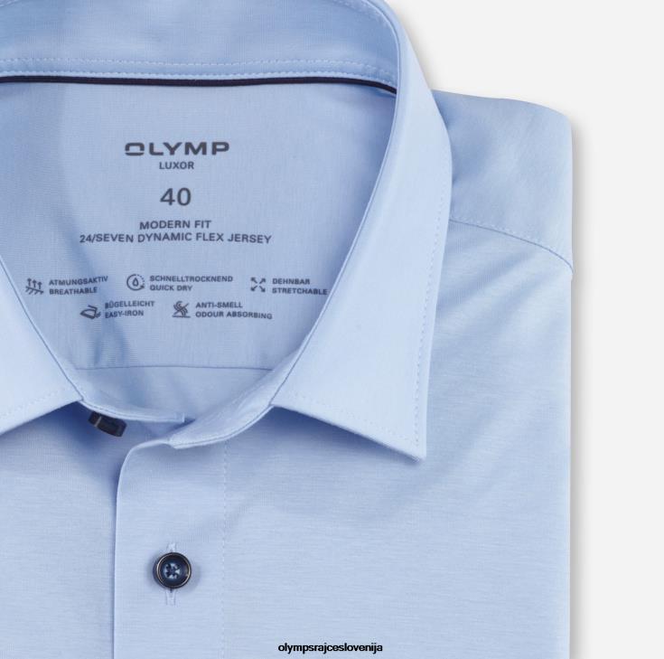 OLYMP oblačila 2DD6J1001 luxor 24/seven modern fit, poslovna srajca, new kent, svetlo modra - Image 2