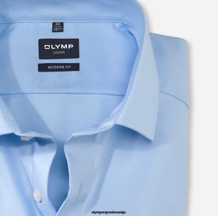 OLYMP oblačila 2DD6J1002 luxor modern fit, poslovna srajca, global kent, svetlo modra - Image 2