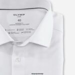 OLYMP oblačila 2DD6J1008 luxor 24/seven modern fit, poslovna srajca, global kent, bela - Image 2