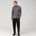 OLYMP oblačila 2DD6J103 št. six 24/seven super slim, poslovna srajca, modern kent, antracit - Image 2