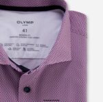 OLYMP oblačila 2DD6J1043 luxor 24/7 modern fit, poslovna srajca, kent, fuksija - Image 2