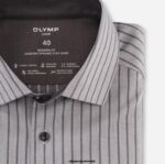 OLYMP oblačila 2DD6J1067 luxor 24/seven modern fit, poslovna srajca, global kent, črna - Image 2