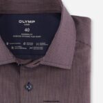 OLYMP oblačila 2DD6J1075 luxor 24/seven modern fit, poslovna srajca, global kent, rdečkasto rjava - Image 2