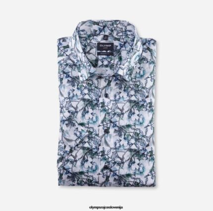 OLYMP oblačila 2DD6J1082 luxor modern fit, poslovna srajca, pod gumbi, aqua