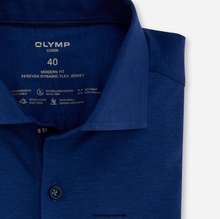 OLYMP oblačila 2DD6J1094 luxor 24/seven modern fit, poslovna srajca, kent, royal - Image 2