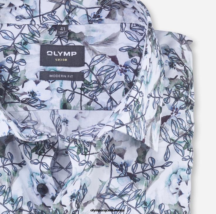 OLYMP oblačila 2DD6J1118 luxor modern fit, poslovna srajca, pod gumbi, aqua - Image 2