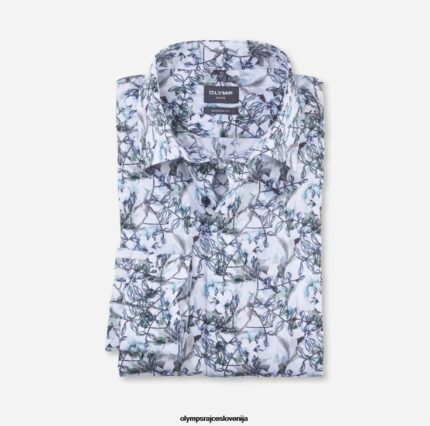 OLYMP oblačila 2DD6J1118 luxor modern fit, poslovna srajca, pod gumbi, aqua