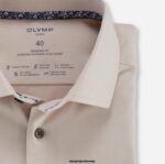 OLYMP oblačila 2DD6J1125 luxor 24/seven modern fit, poslovna srajca, global kent, naravna - Image 2