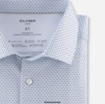 OLYMP oblačila 2DD6J1138 luxor 24/7 modern fit, poslovna srajca, global kent, modra - Image 2