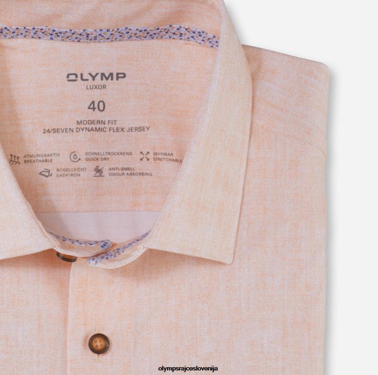 OLYMP oblačila 2DD6J1160 luxor 24/seven modern fit, poslovna srajca, new kent, mandarina - Image 2