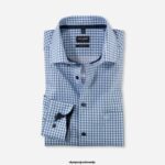 OLYMP oblačila 2DD6J1161 luxor modern fit, poslovna srajca, global kent, modra