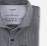 OLYMP oblačila 2DD6J118 št. six 24/7 super slim, poslovna srajca, z izrezom, črna - Image 2
