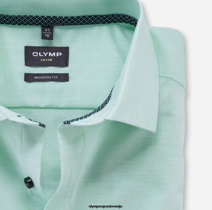 OLYMP oblačila 2DD6J1201 luxor modern fit, poslovna srajca, global kent, svetlo zelena - Image 2