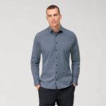 OLYMP oblačila 2DD6J120 št. six 24/7 super slim, poslovna srajca, moderni kent, marine