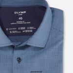 OLYMP oblačila 2DD6J1229 luxor 24/7 modern fit, poslovna srajca, global kent, marine - Image 2