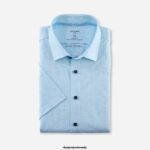 OLYMP oblačila 2DD6J1234 luxor 24/seven modern fit, poslovna srajca, new kent, aqua
