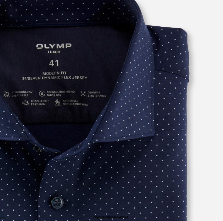 OLYMP oblačila 2DD6J1260 luxor 24/7 modern fit, poslovna srajca, kent, marine - Image 2