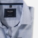OLYMP oblačila 2DD6J1292 luxor modern fit, poslovna srajca, global kent, modra - Image 2