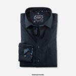 OLYMP oblačila 2DD6J1302 luxor modern fit, poslovna srajca, global kent, kobalt