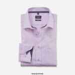OLYMP oblačila 2DD6J1314 luxor modern fit, poslovna srajca, global kent, rose