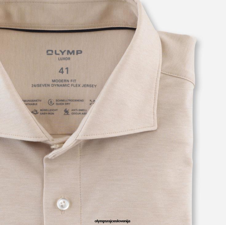 OLYMP oblačila 2DD6J1344 luxor 24/seven modern fit, poslovna srajca, kent, bež - Image 2