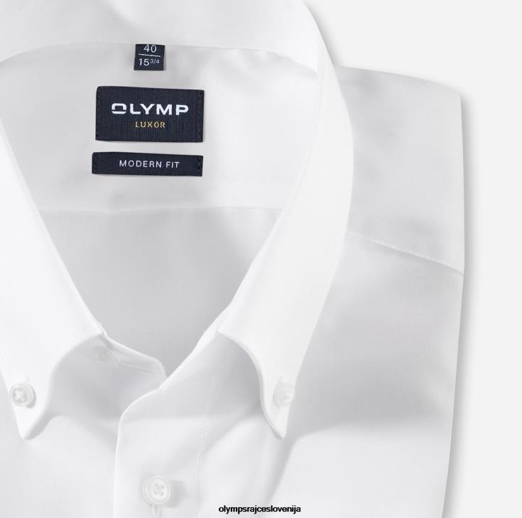 OLYMP oblačila 2DD6J1377 luxor modern kroj, poslovna srajca na gumbe, bela - Image 2