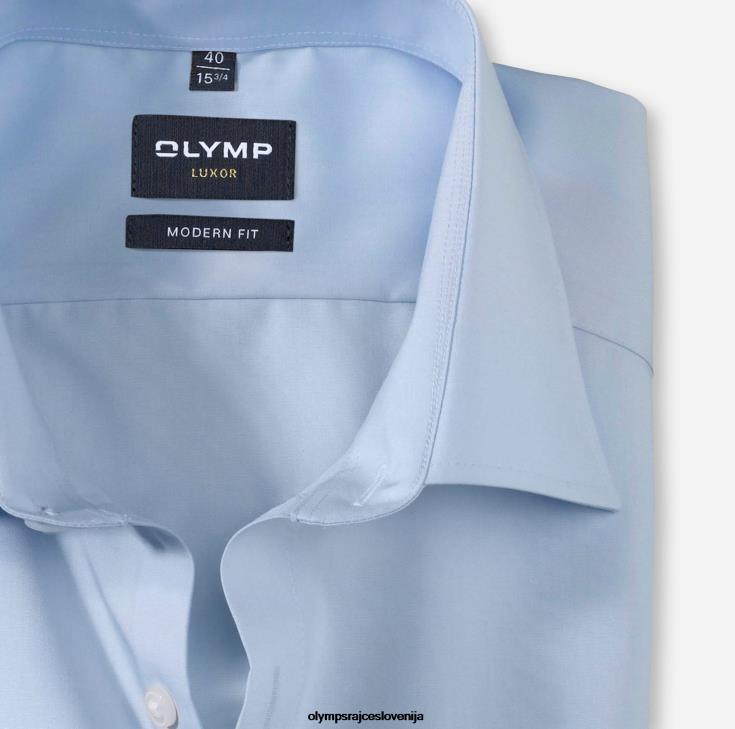 OLYMP oblačila 2DD6J1378 luxor modern fit, poslovna srajca, new kent, modra - Image 2