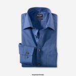 OLYMP oblačila 2DD6J1384 luxor modern fit, poslovna srajca, new kent, indigo