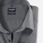 OLYMP oblačila 2DD6J1392 luxor modern fit, poslovna srajca, new kent, srednje siva - Image 2