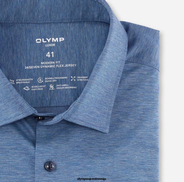 OLYMP oblačila 2DD6J1403 luxor 24/7 modern fit, poslovna srajca, dolgi rokavi, ekstra dolgi, new kent, modra - Image 2