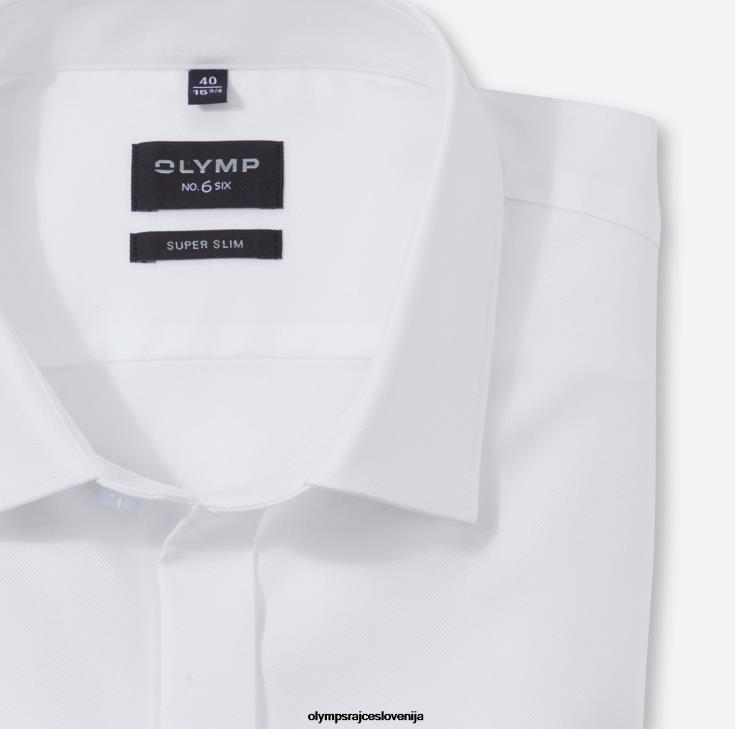 OLYMP oblačila 2DD6J145 št. six super slim, poslovna srajca, urban kent, bela - Image 2