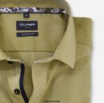 OLYMP oblačila 2DD6J1462 luxor modern fit, poslovna srajca, ekstra kratek rokav, global kent, limeta - Image 2
