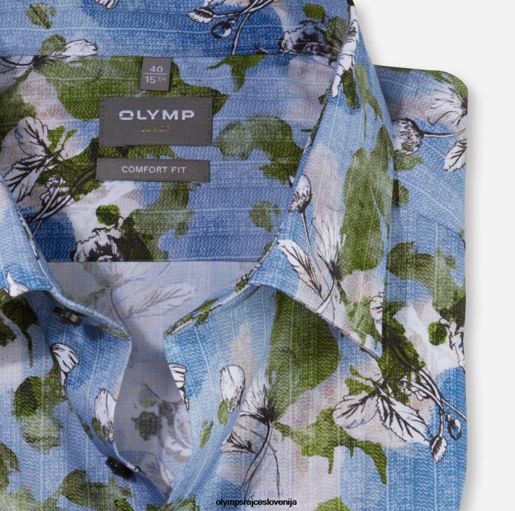 OLYMP oblačila 2DD6J1480 luxor comfort fit, poslovna srajca, new kent, limeta - Image 2