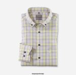 OLYMP oblačila 2DD6J1481 luxor comfort fit, poslovna srajca, na gumbe, limeta